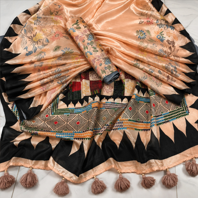 Chanderi Silk – Champagne Gold