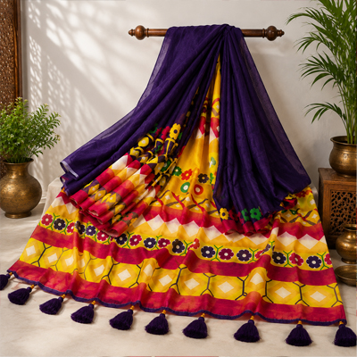 Chanderi Silk – mix color