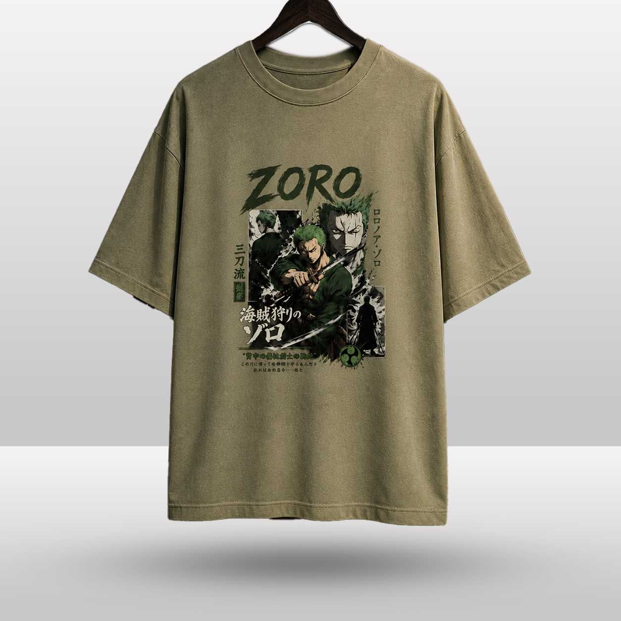 Roronoa Zoro "The Pirate Hunter" Drop Shoulder