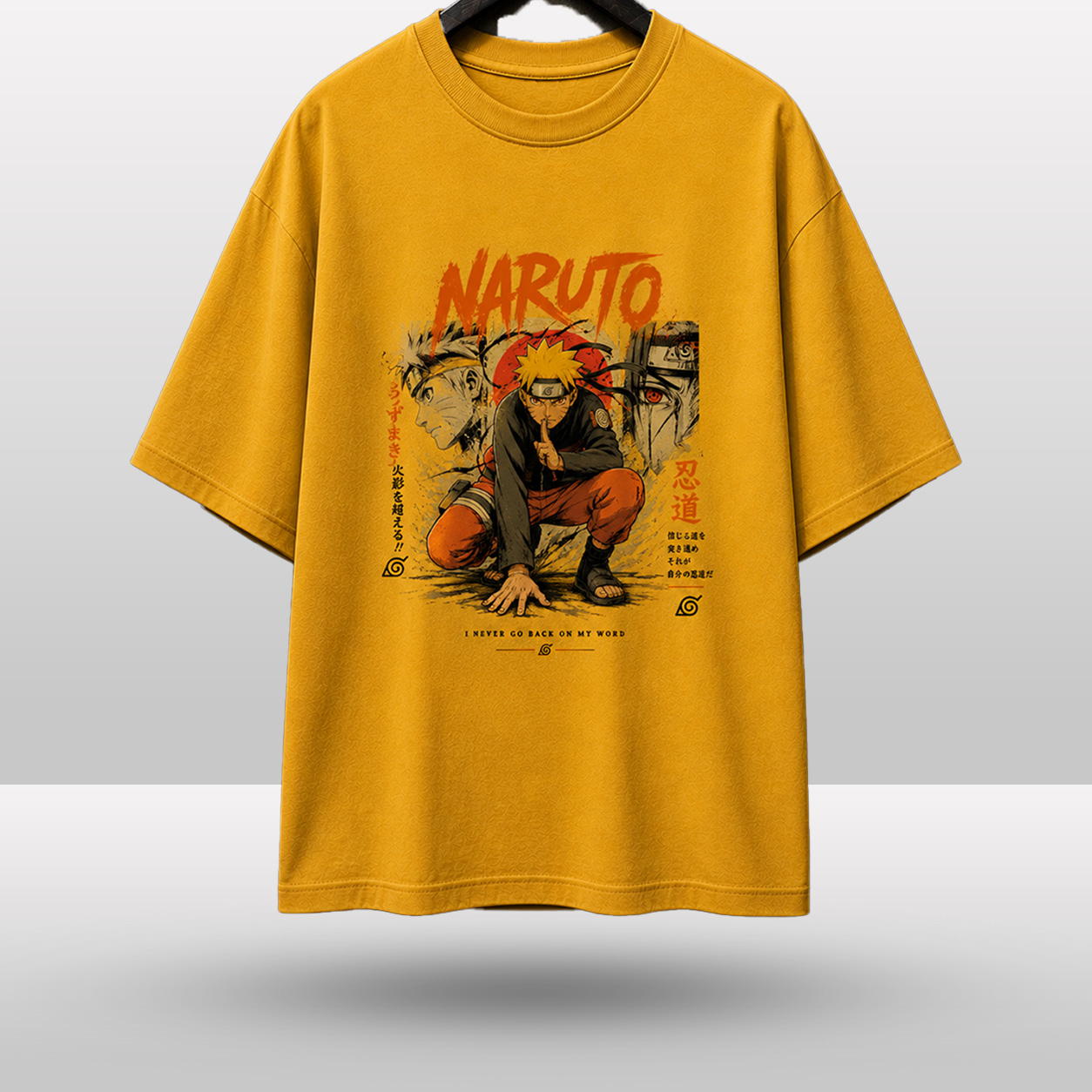 Naruto Uzumaki "Believe It!" Drop Shoulder