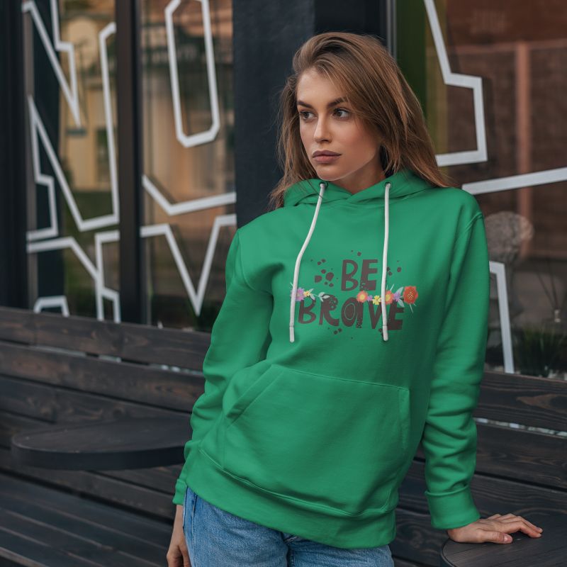 WarmNest Ladies Hoodie (Green)