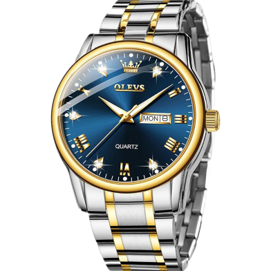Olevs 5563 CHAIN WATCH –( Blue Dial) For Men