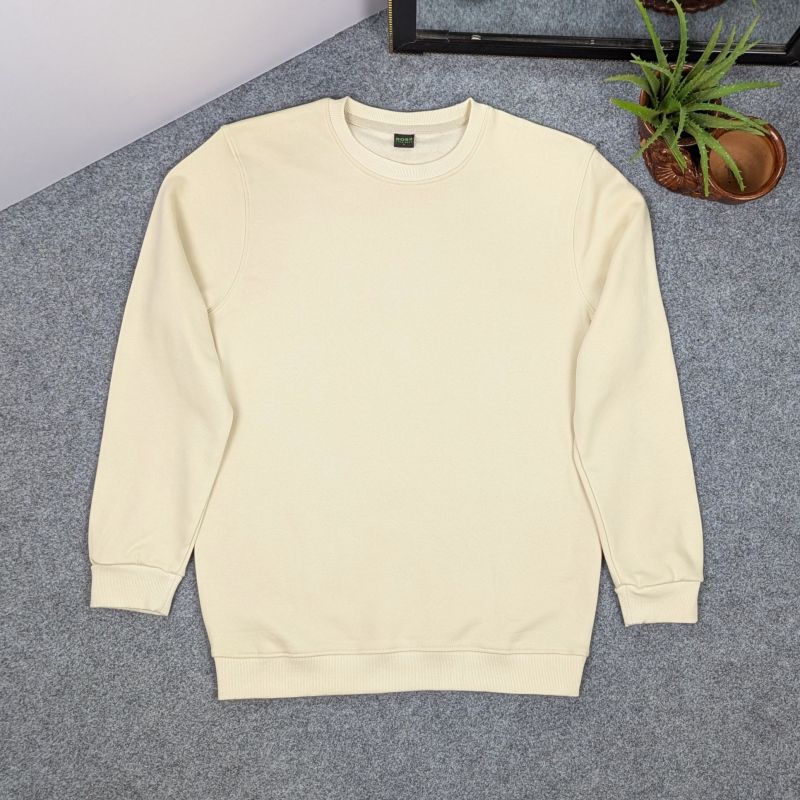 Full Sleeve Sweat Shirt (Cream)
