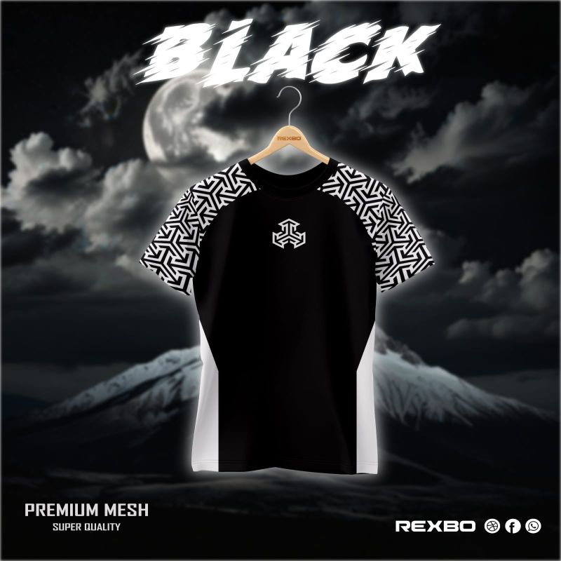 Stylish  Mash Fabric Half Sleeve T-shirt