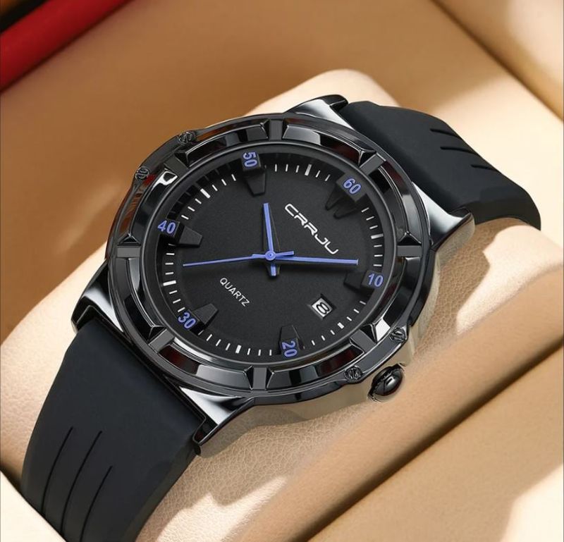 Crrju 5030 Premium Silicone Strap Watch