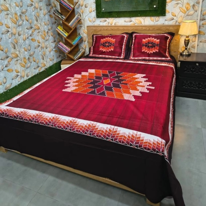 Luxury Panel Cotton Bed Sheet
