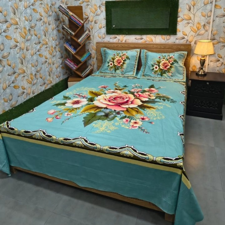 Luxury Panel Cotton Bed Sheet