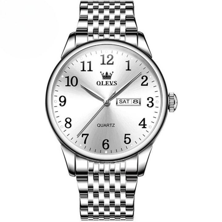Olevs 5535S Stainless Steel Analog Watch For Men