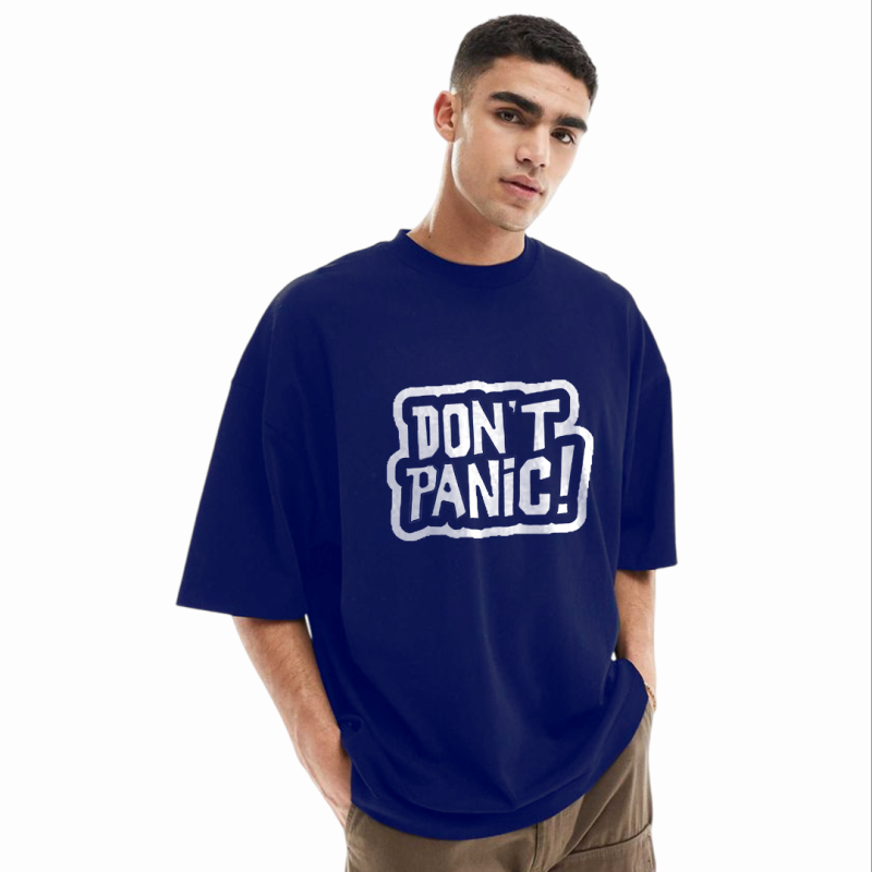 Men's Stylish Drop Shoulder (Blue)