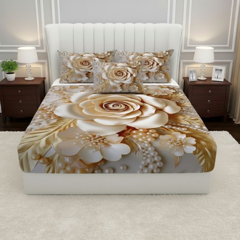 China Premium 3D Design Bed Sheet
