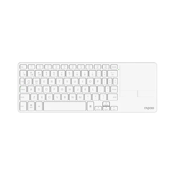 Rapoo E900T Portable Wireless Keyboard with Touchpad – White