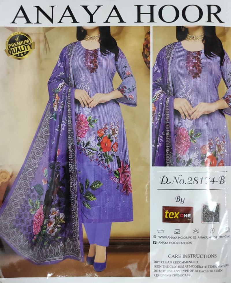 ANAYA HOOR Rigging Digital printed cotton  3 Piece