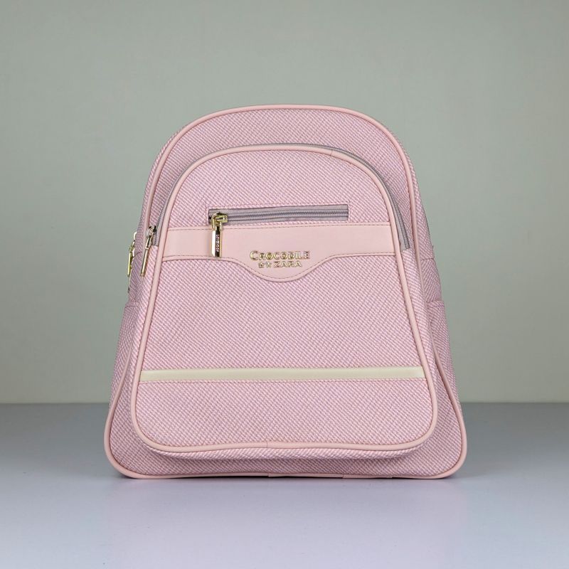 Premium Textured Synthetic Leather Backpack