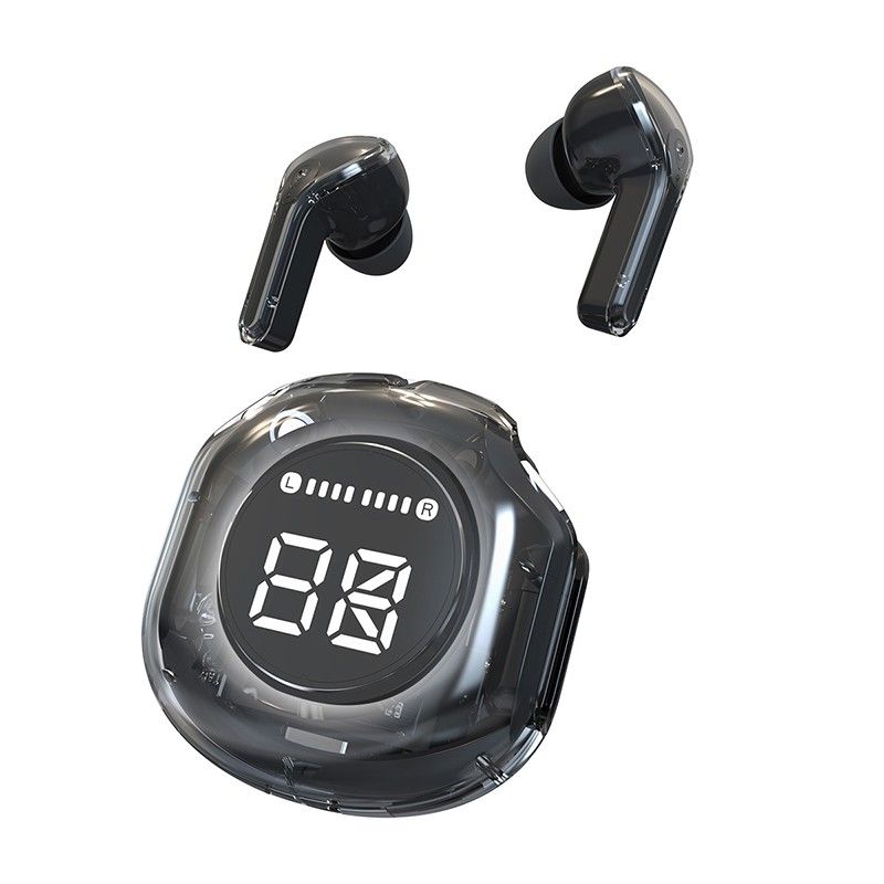 Ultrapods Max True Wireless Earbuds with Display Transparent Design, Bluetooth 5.3