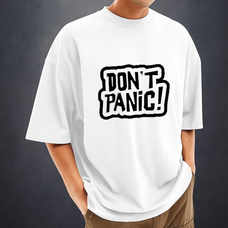Men's Stylish Drop Shoulder (white)