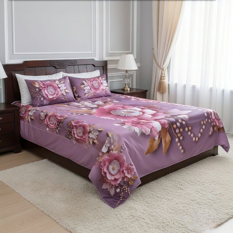 China Premium 3D Design Bed Sheet