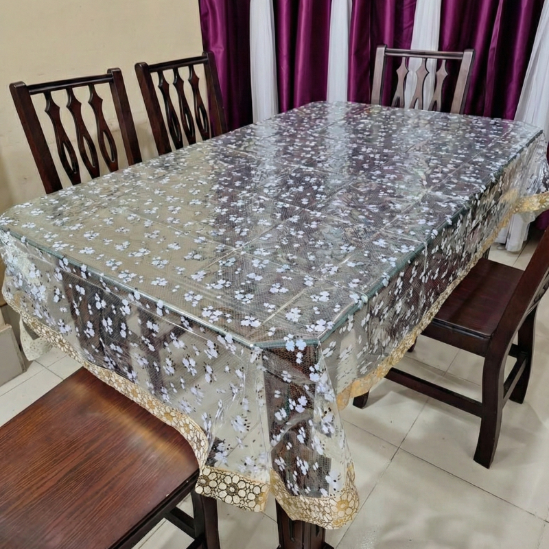 ৬ চেয়ারের ডাইনিং টেবিল কভার