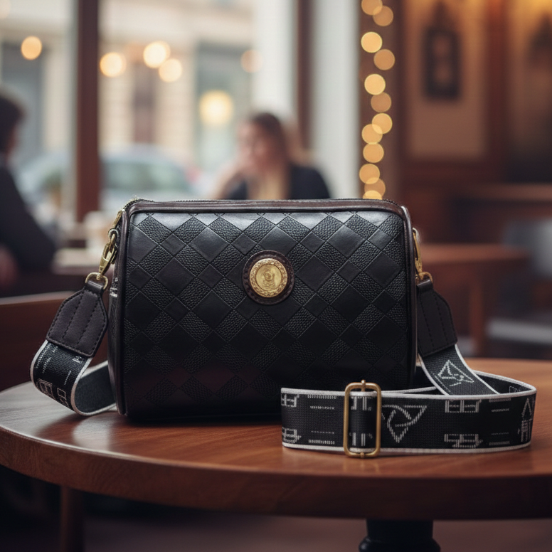 Cylinder lightweight bag (black )