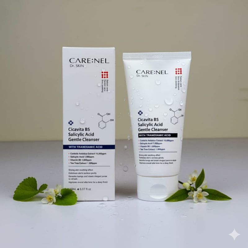 CARE:NEL Cicavita B5 Salicylic Acid Gentle Cleanser-(100% Original)