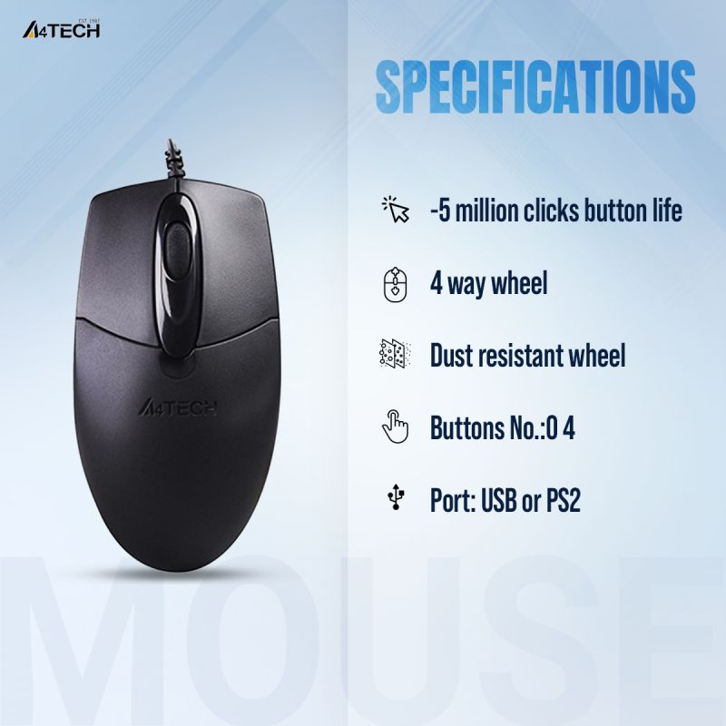 A4tech OP-720  Wired Mouse