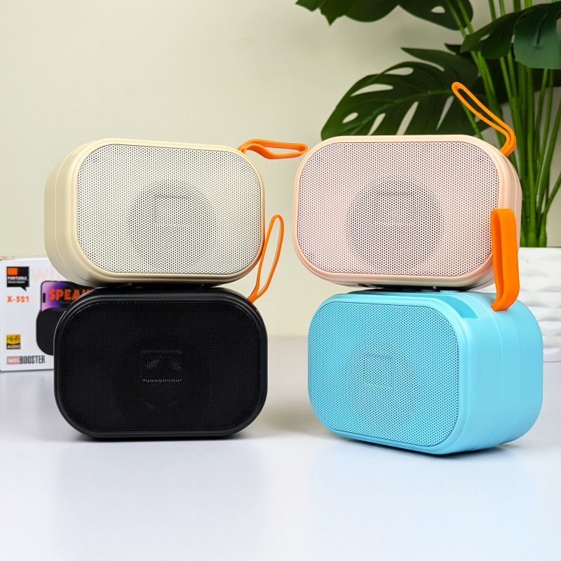 X-521 Bluetooth, USB, SD Card & FM Radio Supported Hi-Fi Audio Extra Bass Speaker