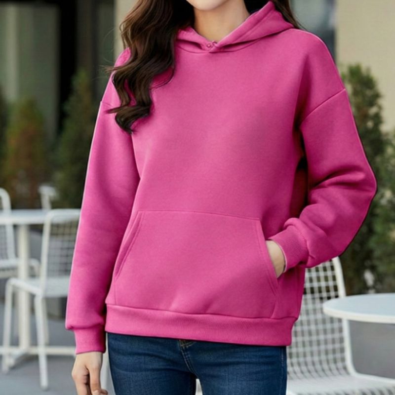 SnowSoft Ladies Hoodie (Lite Magenta )