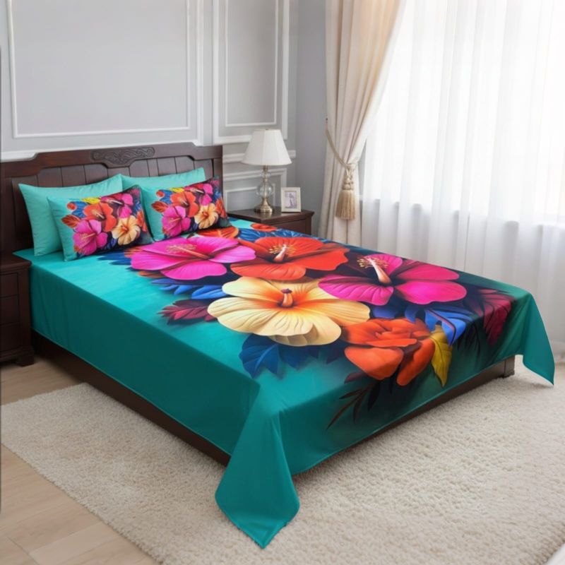 China Premium 3D Design Bed Sheet
