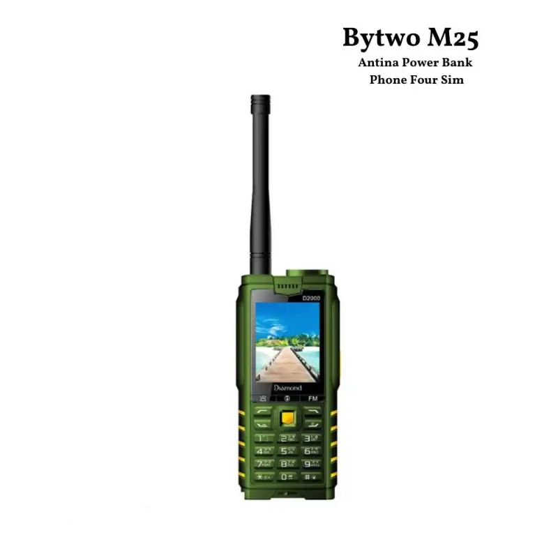 Bytwo M25 Antina Power Bank Phone Four Sim Slot 5200mAh | Bytwo M25 Power Bank