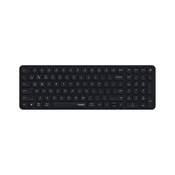 Rapoo E9350L Ultra-Slim Multi-Mode Wireless Keyboard – Black