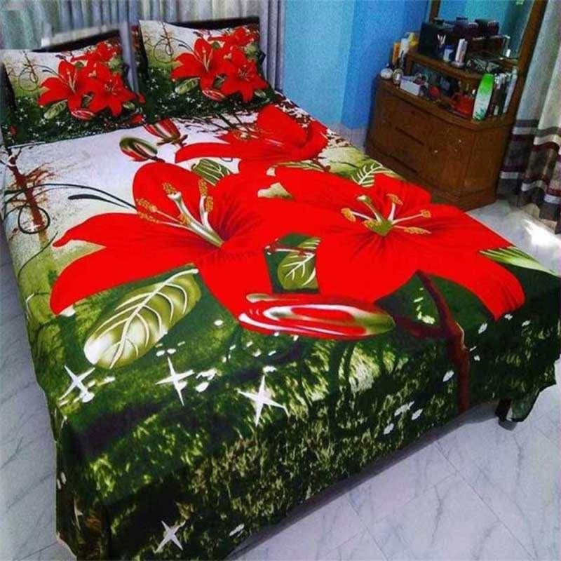 Luxury Panel Cotton Bed Sheet
