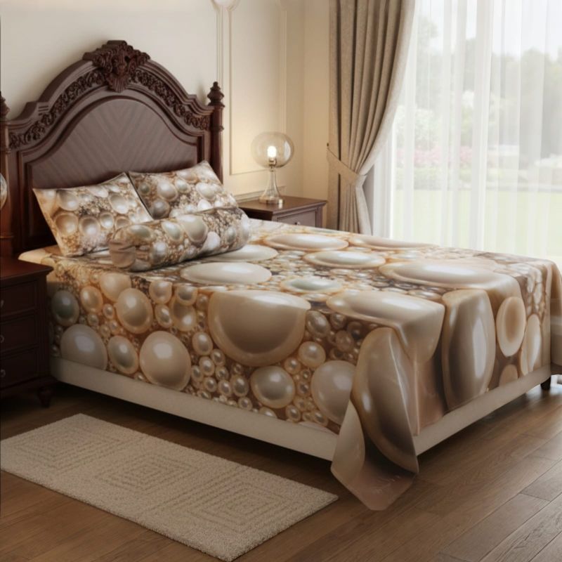 China Premium 3D Design Bed Sheet