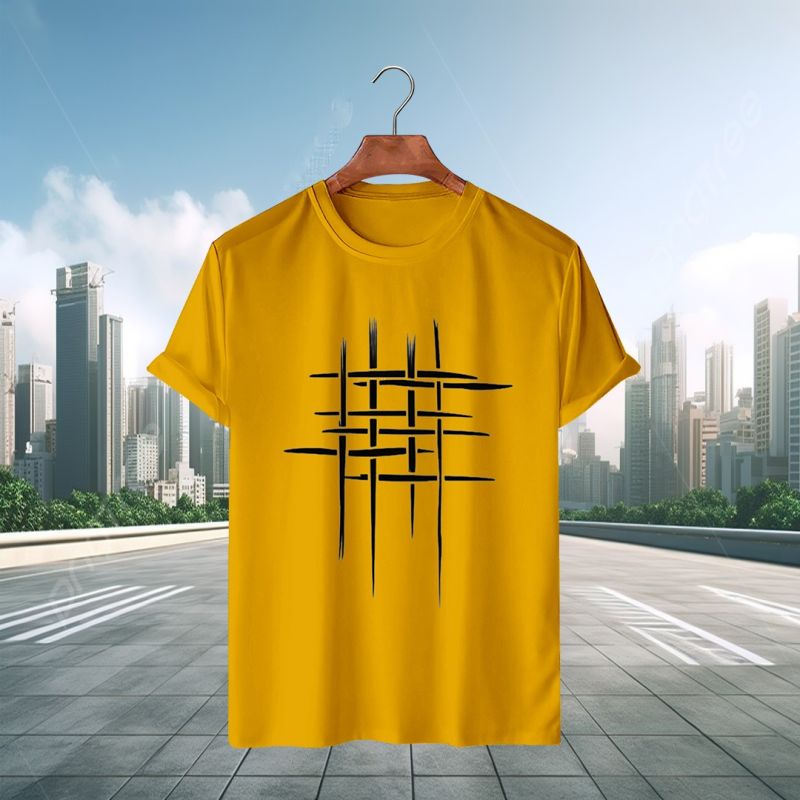 Half Sleeve Mesh T-shirt For Men