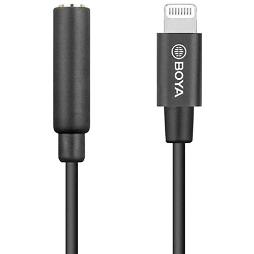 BOYA BY-K3 TRS to Male lightning adapter
