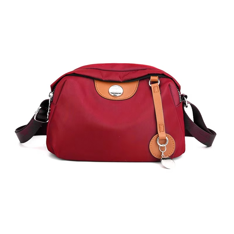 Casual Travel Waterproof Messenger Bag Trendy(Red)