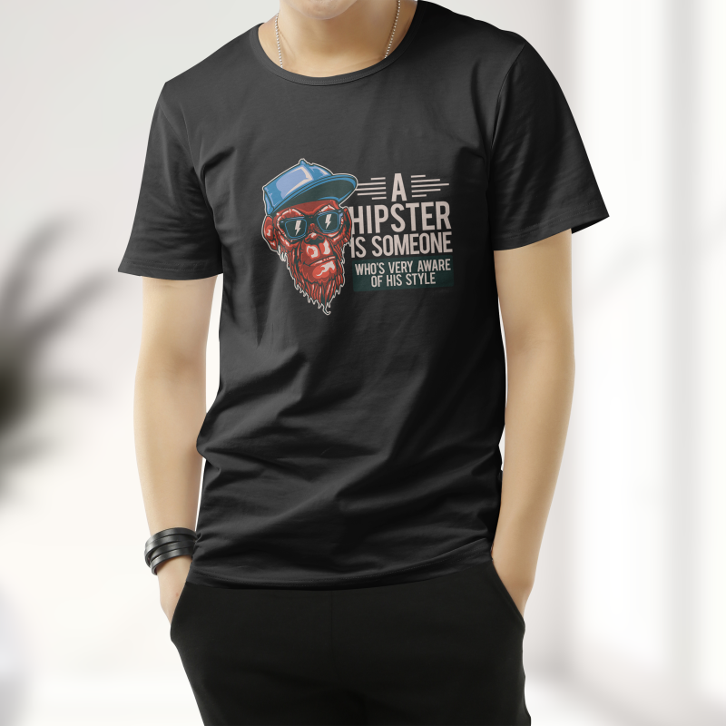 Unique Design Cotton T-Shirt