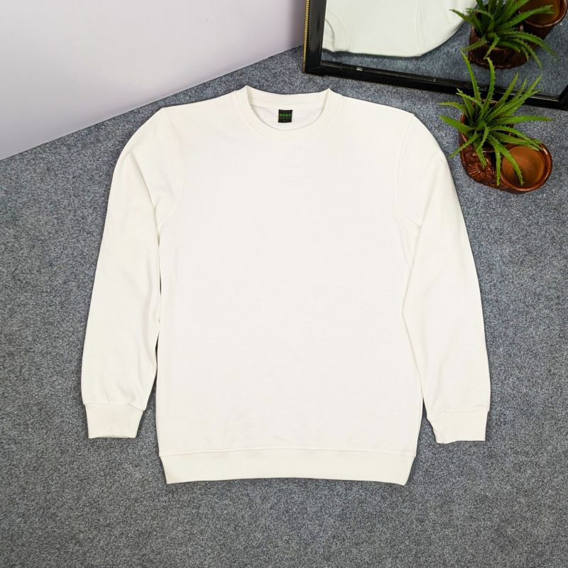 Full Sleeve Sweat Shirt (White)