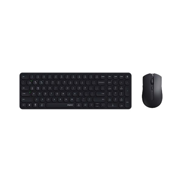 Rapoo 9350S Multi-Mode Wireless Ultra-Slim Keyboard & Mouse Combo – Black