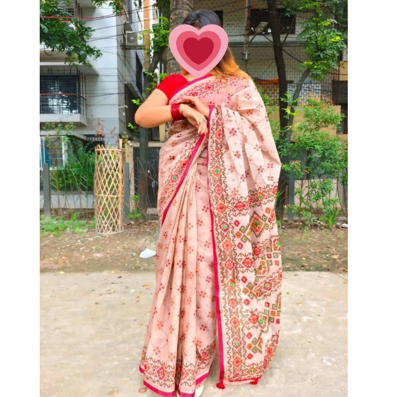 Half Silk Butik Saree