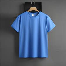 Jersey Fabrics T-Shirt (Sky blue) পাতলা কাপড়ের তৈরি জার্সি ফেব্রিক্স টি-শার্ট
