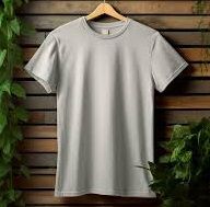 Jersey Fabrics T-Shirt (Ash) পাতলা কাপড়ের তৈরি জার্সি ফেব্রিক্স টি-শার্ট