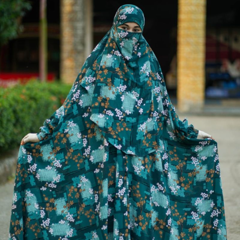 Elegant Palazzo long Khimar Set