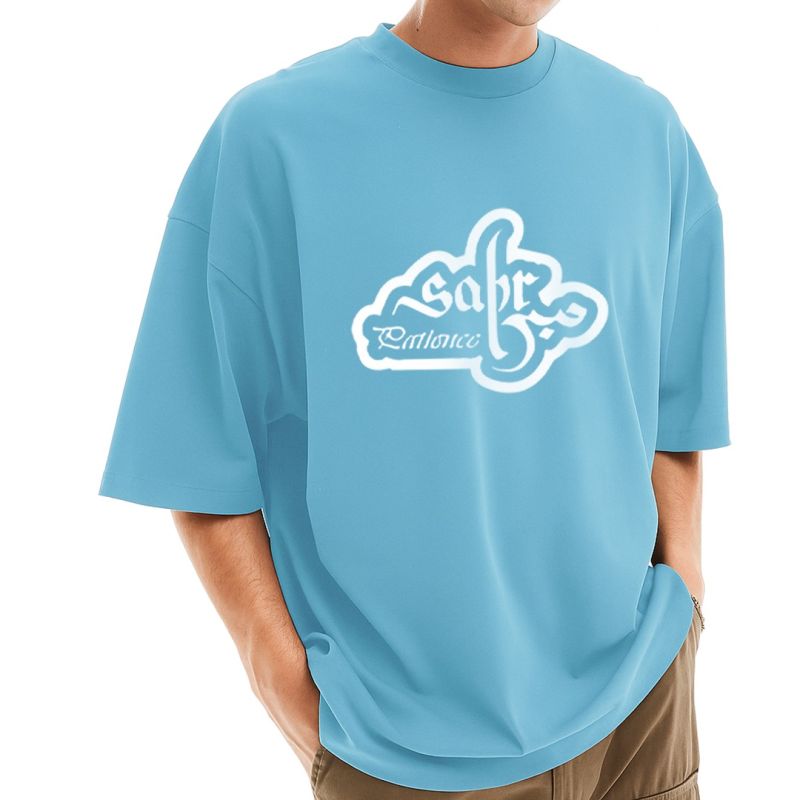 Men's Stylish Drop Shoulder (Sky)