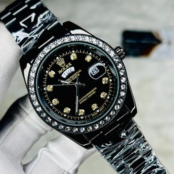 Rolex Quartz Movement Stainless Steel Analog Watch for Men