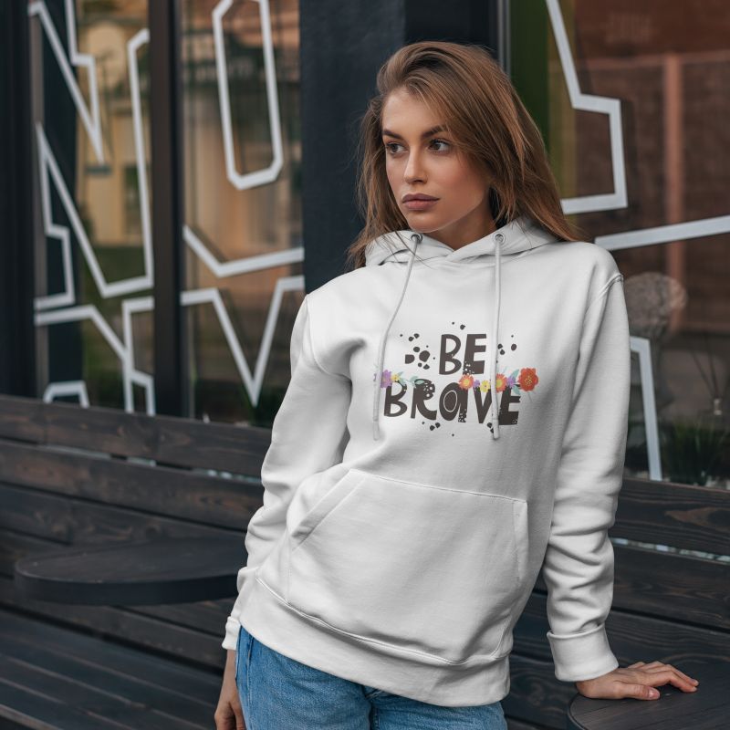 WarmNest Ladies Hoodie (White)