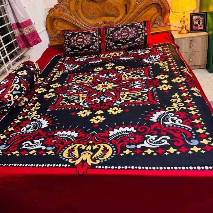 Luxury Panel Cotton Bed Sheet