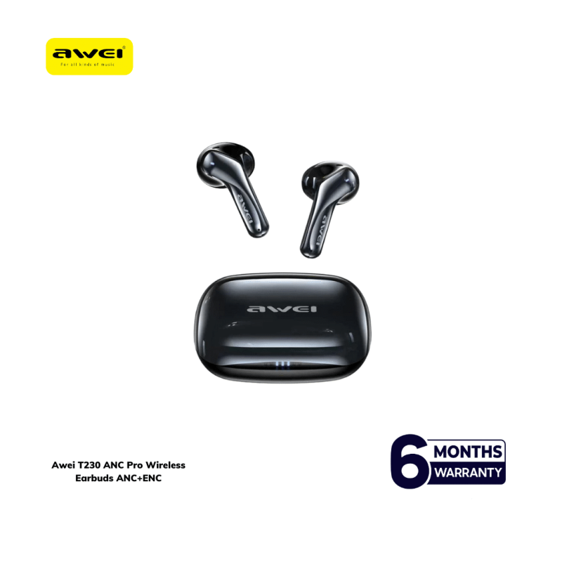 Awei T230 ANC Pro Wireless Earbuds ANC+ENC