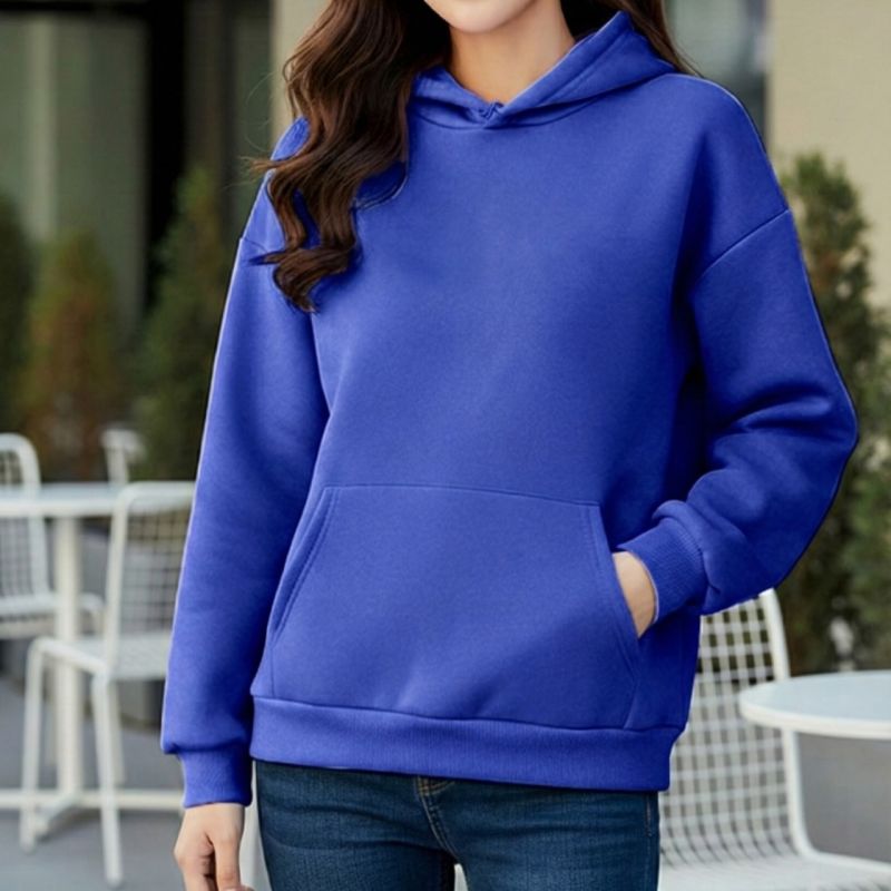 SnowSoft Ladies Hoodie ( Denim Blue )