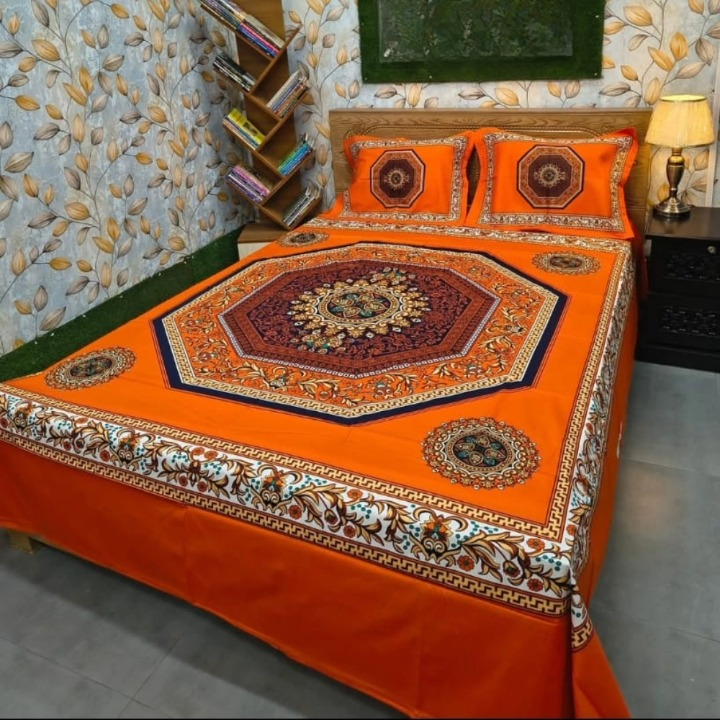 Luxury Panel Cotton Bed Sheet