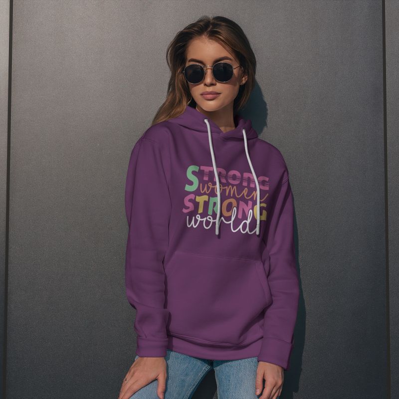 WinterWhisper Ladies Hoodie ( Purple )