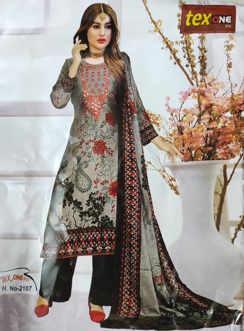 100% Premium cotton digital printed 3 Piece